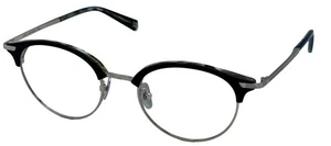 John Varvatos Mens Eyeglass Round Navy Smoke Metal V407 . 50mm - Picture 1 of 13