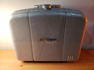 Caboodles Liquid Metallics Silver Glitter Makeup Case Organizer W/Mirror - Picture 1 of 6