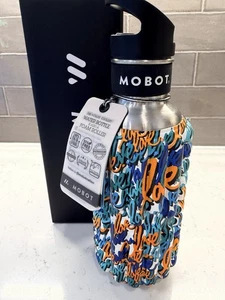 Botella de agua con rodillo de espuma MOBOT 27 oz rara Ruben Rojas X LAX colaboración Sustain LOVE - Imagen 1 de 7