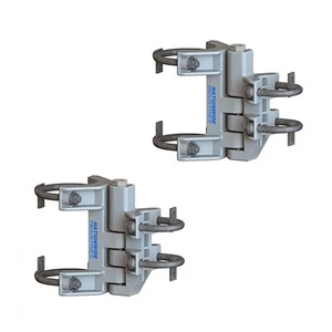 Self-Closing Chain Link Hinges (Set of 2), Heavy Duty, for 2-3/8" - 2-7/8" Po... - Picture 1 of 2