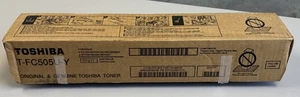 Toshiba Genuine TFC505U Yellow Toner T-FC505U-Y Original TFC505UY open box / new - Picture 1 of 5