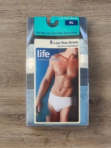 Life Neu in Verpackung 5er Pack Low Rise Slips Größe XL - Bild 1 von 3
