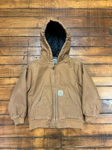 Carhartt Outerwear Jacket Workwear Hooded Boys 4-5 Size XXS - Picture 1 of 3