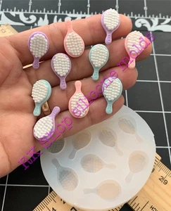 Hair brush handmade silicone molds (VERY TINY) for crafts - Picture 1 of 8