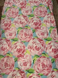 Lilly Pulitzer Garnet Hill Double/Full/Queen Duvet First Impression Hotty Roses - Picture 1 of 8