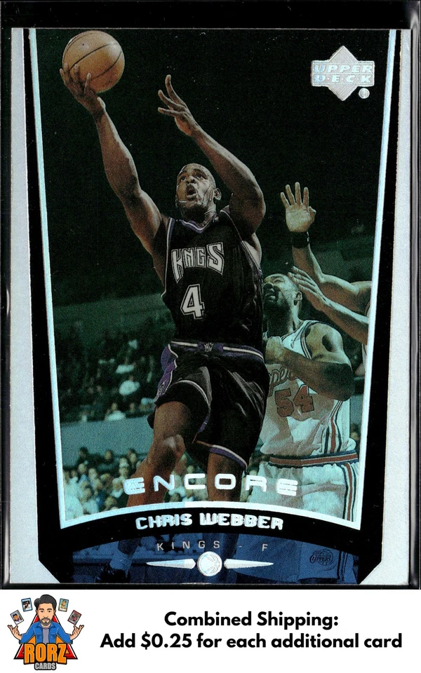 1998-99 Upper Deck Encore #72 Chris Webber Sacramento Kings - Image 1 of 2