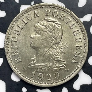 1929 St. Thomas & Prince 10 Centavos Lot#C0928 High Grade! Beautiful! - Picture 1 of 2