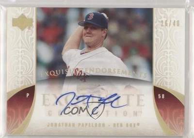 2006 Upper Deck Exquisite Collection Endorsements /40 Jonathan Papelbon Auto - Image 1 of 2