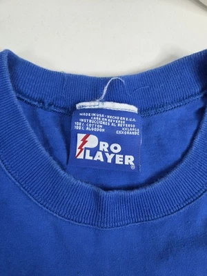 Vintage 90s Kansas City Royals Graphic Tshirt 1996 Blue sz 2XL MLB Pro Player - Image 1 of 4