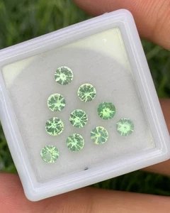 Natural Kornerupine 1.50 Carat 3.5x3.5 MM Round Shape Faceted Gem 10 Piece Lot - Picture 1 of 6