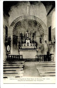 CP 26 DRÔME - Intérieur de la Chapelle de N.D. de Toronne XIIIe siècle Templiers - Picture 1 of 1
