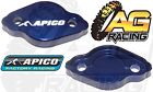 Apico Blue Rear Brake Master Cylinder Cover For Yamaha Serow 250 2005-2012 New