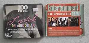 "Lipstick On Your Collar" 100 Teenage Classics 5 CD with Free Entertainment  - Picture 1 of 6