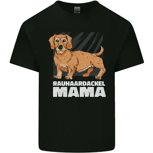 Dogs Rauhaardackel Mama Mens Cotton T-Shirt Tee Top - Picture 1 of 102
