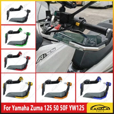 For Yamaha Zuma 125 50 50F YW125 CNC Handguard Shield Hand Guard Protector Wind - Image 1 of 4