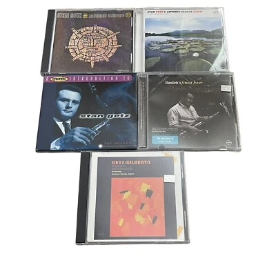Lot 5 Stan Getz Cds Gilberto Introduction To The Wizard Finest Hour Laurindo - Image 1 of 4