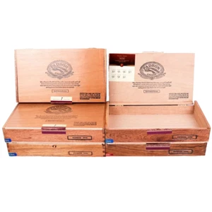 Lote de 5 cajas de cigarros de madera vacías Padron 3000 de 10,5" x 6" x 1,75" Juego de 5 - Imagen 1 de 10