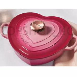 Le Creuset Cocotte D'amour 20cm (7.8in) Berry Pink NEW IN BOX - EXPRESS - Picture 1 of 4