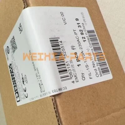 1PCS New Phoenix Contact 1292319 FIL-1S-1-10A-230AC-PT EMC filter - Image 1 of 4