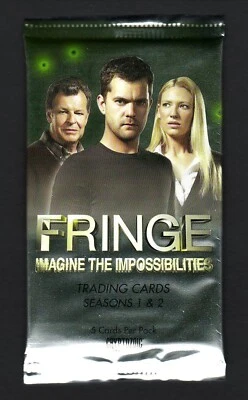 FRINGE SEASONS 1 AND 2 FACTORY SEALED 5 CARD PACK - Image 1 of 2