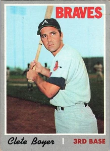 1970 Topps Complete Boyer #206 Atlanta Braves - MLB Baseball - KOSTENLOSER Versand - Bild 1 von 4