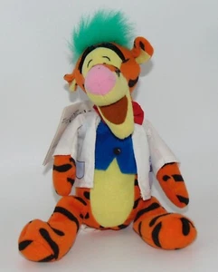 New! WALT DISNEY Mini Bean Bag MAD SCIENTIST TIGGER 9" Vintage - Picture 1 of 3