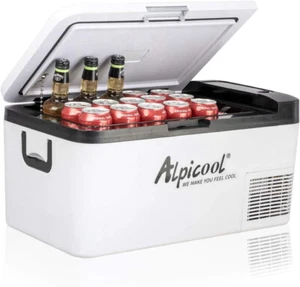 Alpicool K18 Portable Refrigerator/Freezer 19 Quart(18 Liter) Vehicle, - Picture 1 of 7