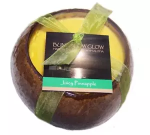 Bungalow Glow Large Coconut Shell Candle | Bubble Shack Hawaii - Picture 1 of 12