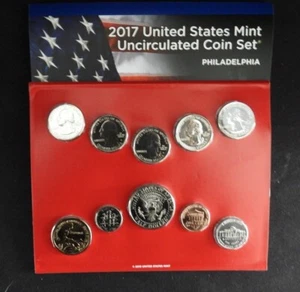 2017 United States Mint Uncirculated Coin Set Philadelphia - Picture 1 of 3