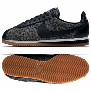Nike Classic Cortez Indigo Obsidian Navy Blue Denim Gum Brown Sail Women US 8.5 - Picture 1 of 8