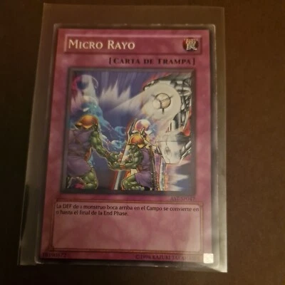 Yugioh Spanish MICRO RAYO AST-SP047 Unlimited Edt LP-/MP AST-047 Micro Ray  - Image 1 of 2