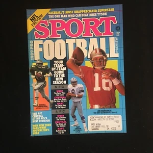 August 1989 SPORT Magazine NFL Pro Football Preview Montana Aikman Cunningham - Picture 1 of 2