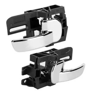 2X Door Interior Handle Pull L + R Inside For Nissan Dualis Qashqai J10 07-13 - Imagen 1 de 6