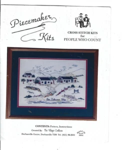 Cape Fishermens Village Cross Stitch Chart Piecemaker Kits South Africa - Picture 1 of 1