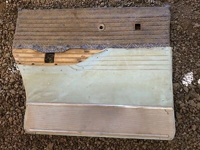 Packard Patrician 1955 lado del conductor puerta trasera interior moldura panel código 60 Foto 1 de 2