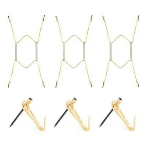 3Pcs 7-10” Stainless Steel Plate Hangers for Decorative Plates,Includes 3Pieces - Picture 1 of 8
