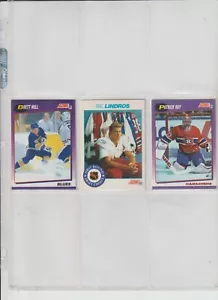 1991-92 SCORE HOCKEY KOMPLETT 440-KARTEN HANDSORTIERTES SET MIT LINDROS, W.GRETZKY - Bild 1 von 1