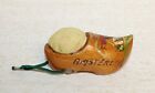 Vintage Dutch Amsterdam Holland Wooden Shoe Pin Cushion w/Attached Hanger