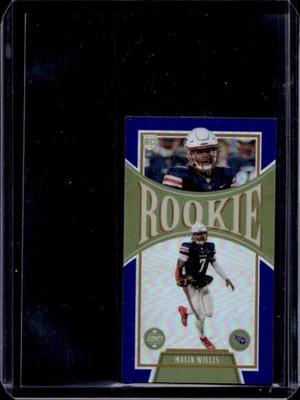 2022 Panini Legacy Malik Willis Premium Mini Sapphire Rookie RC #10/20 Titans - Image 1 of 2
