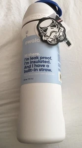 NEW OWALA Star Wars Stormtrooper FreeSip Stainless Steel Insulated 24oz Bottle - Picture 1 of 6
