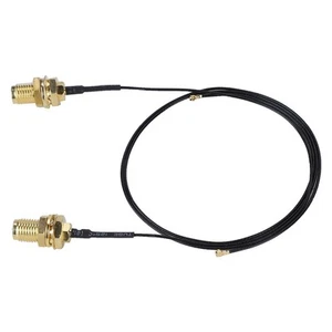 2x Zestaw WiFi IPEX4 do RP SMA Wtyczka NGFf M. 2 Kabel połączeniowy Przewód przewód przewód 31c FY - Zdjęcie 1 z 7