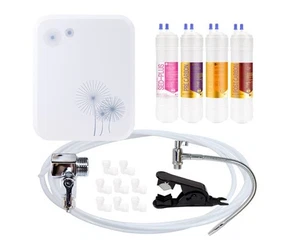 Premium Plus 4-Stage Sinktop Water Purifier Filter White DIY 1-Year Set - Picture 1 of 20