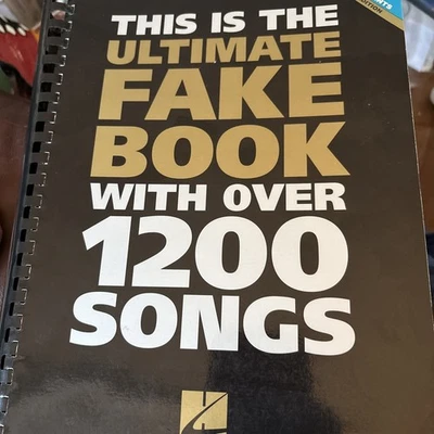 The Ultimate Fake Book 3rd Edition SONGBOOK C Edition 1200 Songs SEE  FULL LIST - Image 1 of 4