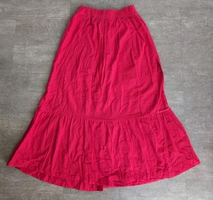 Abercrombie & Fitch Rock rosa Leinenmischung hoher Schlitz elastischer Bund Taschen klein - Bild 1 von 8