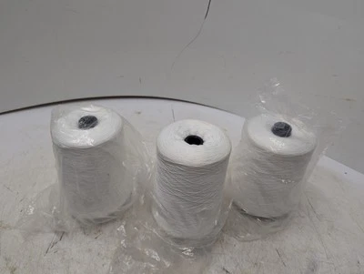 VTC TEXTURED POLYESTER THREAD WHITE  3ea/24OZ CONE  54009 Voltex150 - Image 1 of 3
