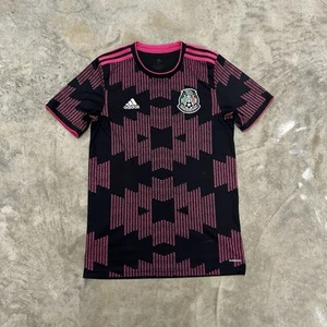 Adidas Mexico National Team 2020/21 Black/Pink Jersey Size Medium - Picture 1 of 6