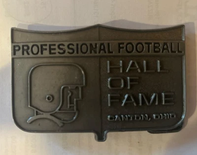 Vintage Belt Buckle Professional Football Hall of Fame  Canton Ohio - Image 1 of 4