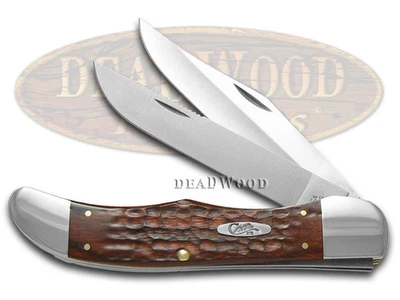 Case xx Knives Large Folding Hunter Jigged Rosewood Stainless Pocket Knife 00189 - Image 1 of 4