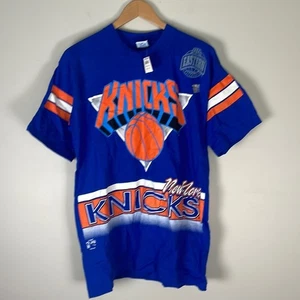 New NY Knicks All Over Print 18-20 Boys Shirt - Picture 1 of 6