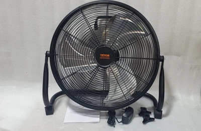 Ventilador inalámbrico VEVOR 16 pulgadas ventiladores de metal de alta resistencia velocidad variable 360 grados FS40 Foto 1 de 4